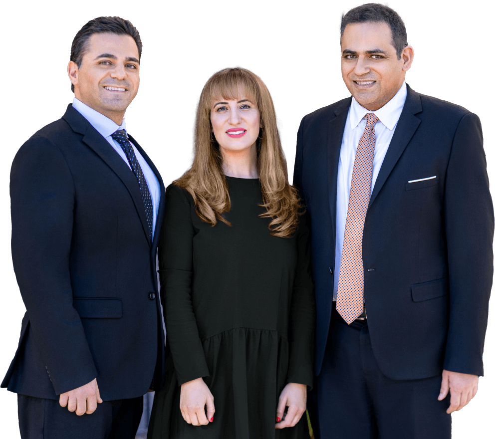 The Injury Ally Personal Injury Attorneys standing together.