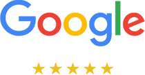 5 star review with the Google logo.